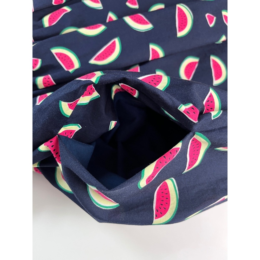 Kate Spade Watermelon Party Blaire Dress Womens Large Navy Blue KC389 - Picture 12 of 13